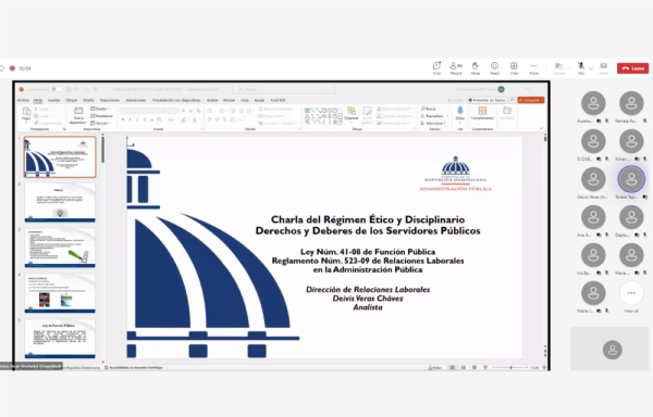 Edificando al personal administrativo sobre la Ley. No 41-08 y el Régimen Ético y Disciplinario
